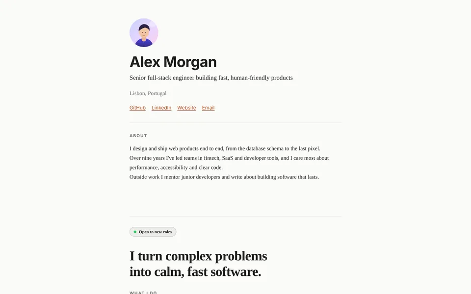 Minimalist Light theme